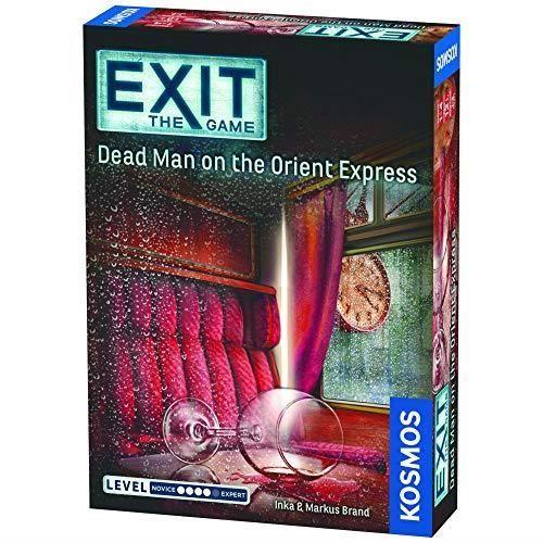 Exit dead man on the orient express | exit the game - a kosmos game | family-friendly card-based at-home escape room experience for
