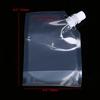 410ml Transparent Slanted Mouth Beverage Bag Stand-up Juice Bag Water Bag Drink Packaging Bag Spout Pouch for Beverage Milk Coffee Storage