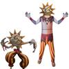 Fnaf Sundrop Clown Cosplay Clothing Boys Girls Bodysuit Mask Party Jumpsuit