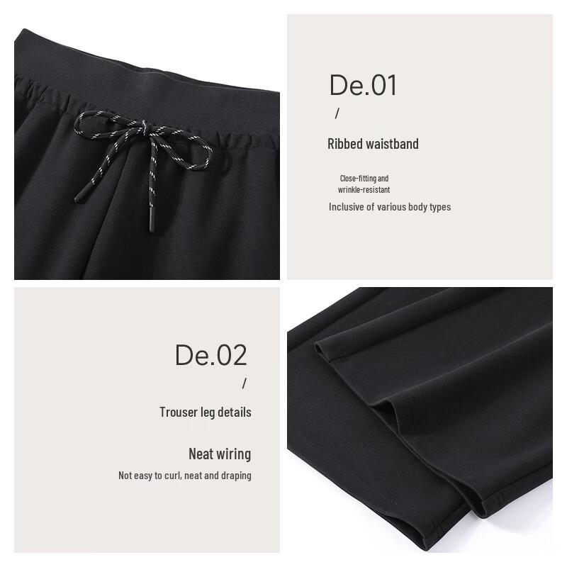 MJ STYLE High-Waist Drawstring Micro Flare Pants