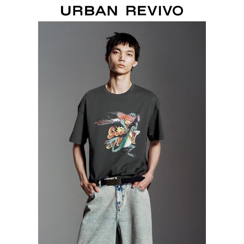 UR2026 Men s Retro Fun Print Cotton T-Shirt S
