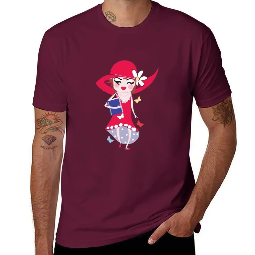 Summer Girl TShirt korean fashion oversized graphic tee Mens tshirts