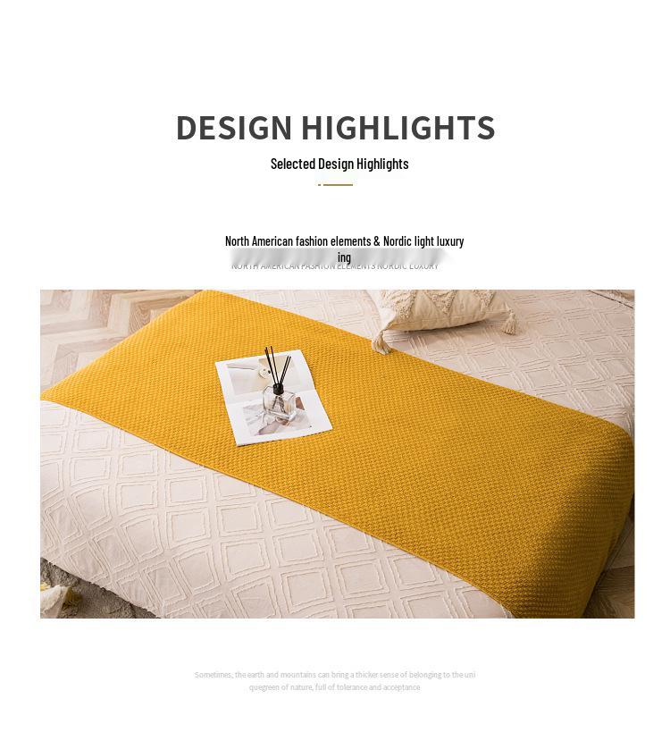 Handmade Tassel Blanket - Cozy Internet Style Sofa Throw, Perfect for Office or Bed