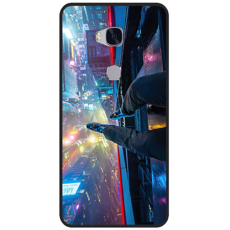 For Huawei GR5 2016 Honor 5X Phone Case Cute Silicone Case For Huawei Honor 5X 5 X Cover KIW-L21 5.5 " Soft TPU Protection Shell