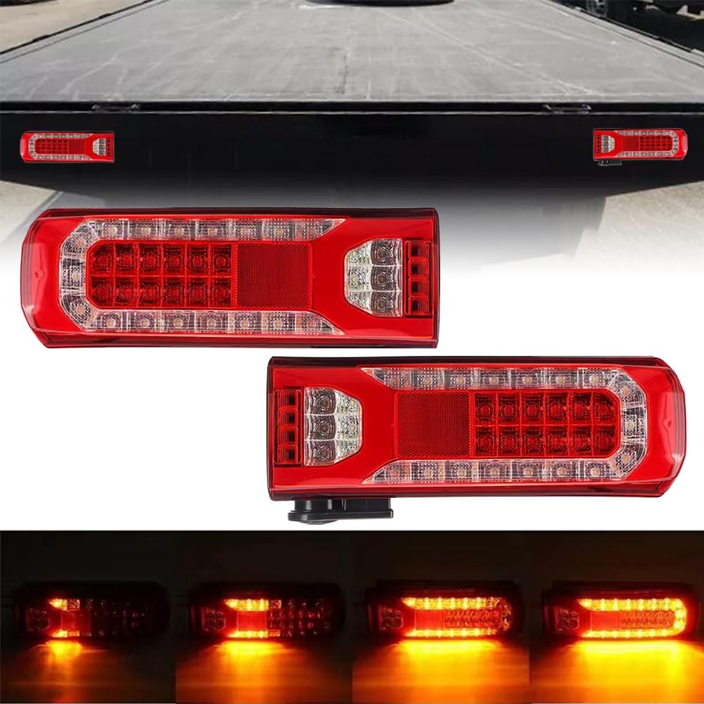 NEW ACTROS LED Tail Lamp 24V Car Trailer Trucks Tail Lights Car LED Rear Tail Light Running Turn Signal for Benz Truck 1pcs Q9C8