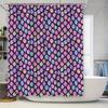 Dice Shower Curtain Dungeon Fantasy Gaming Decor Bathroom Set Dark Purple Backdrop Rpg Lover Gift Home