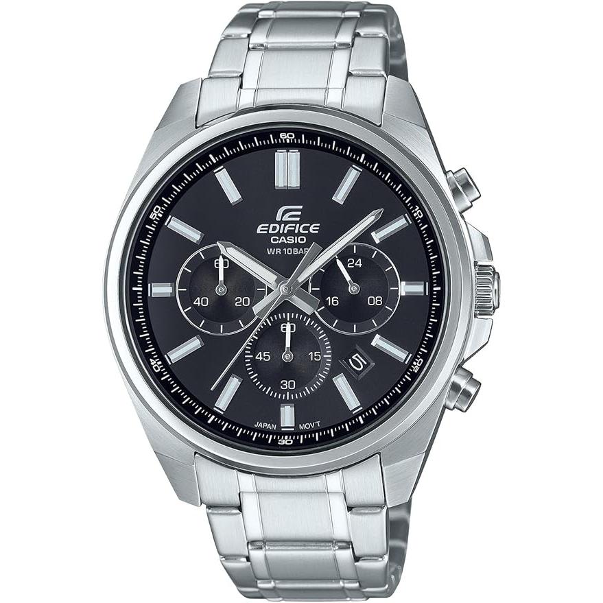 

Часы Casio Edifice EFV-650DJ-1AJF EFV-650DJ-1AJF мужские серебристые чёрный
