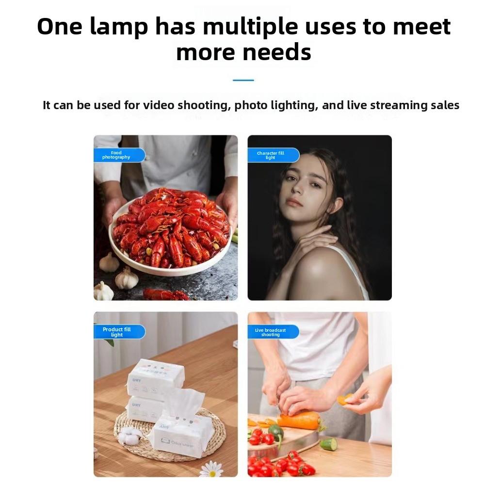 With Tripod Photography Fill Lamp Full Screen Photography LED Light  Dimming