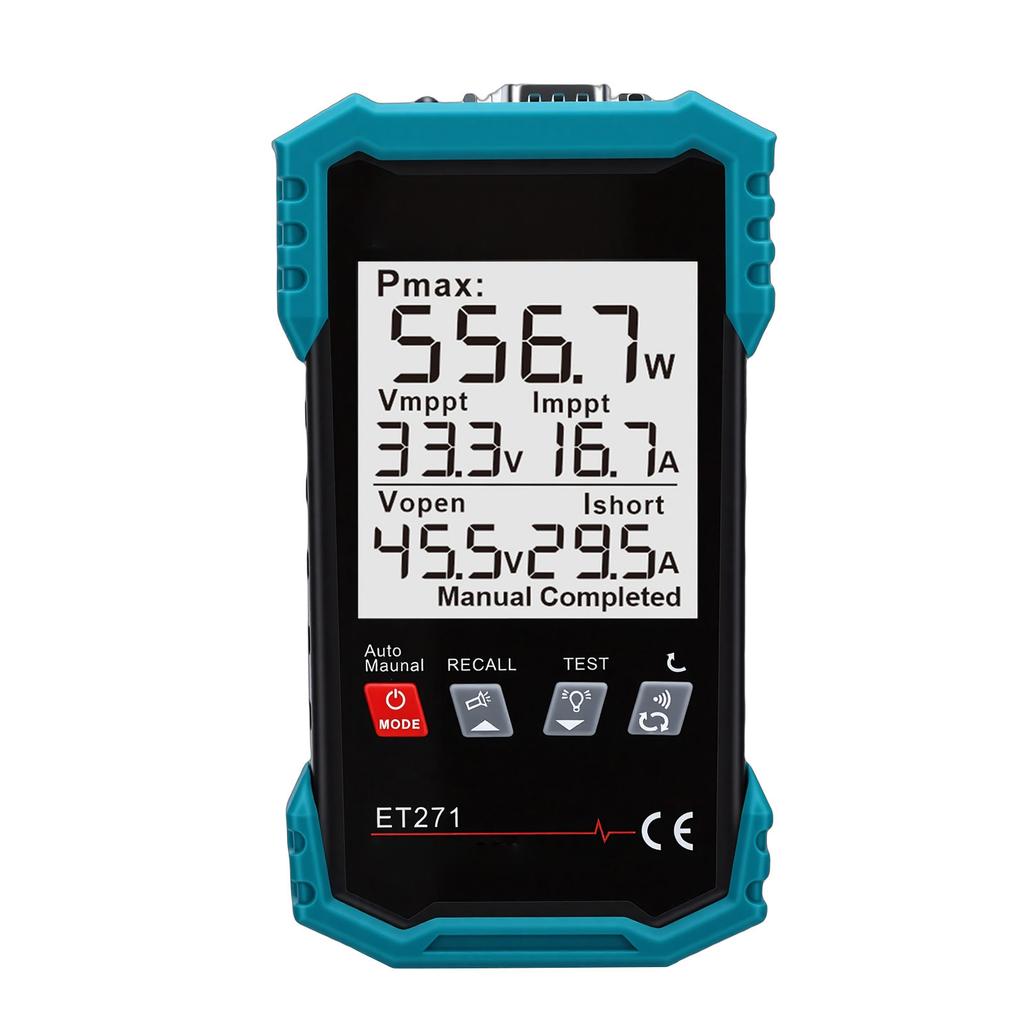 Solar Panel Tester Maximum 2000W 40A MPPT PV Detector Open Circuit Voltage Short Circuit Current Test Backlight Data