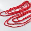 Z Series Red Rice Bead Multi-Layer Women's Retro Necklace