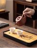 2026 Bamboo Tea Tray: Light Luxury, Small Draining Table with Water Storage and Dry Brew Design