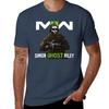 Simon Ghost Riley Mw2 Tshirt Comfortable Work Wear Tee Tshirt