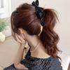 Korean Bow Banana Clips For Women Sweet Bowknot Ponytail Hairpins Hair Clamps Clip Barrettes Elegant Party Hair Accessories New