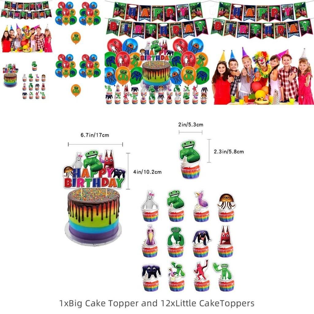 Garten Of Banban Theme Party Birthday Decoration Kit High Quality And Safe Materials