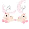 Fur Rainbow Unicorn Toys Cute Cartoon Girls Children Festivals Soothed Gift Doll