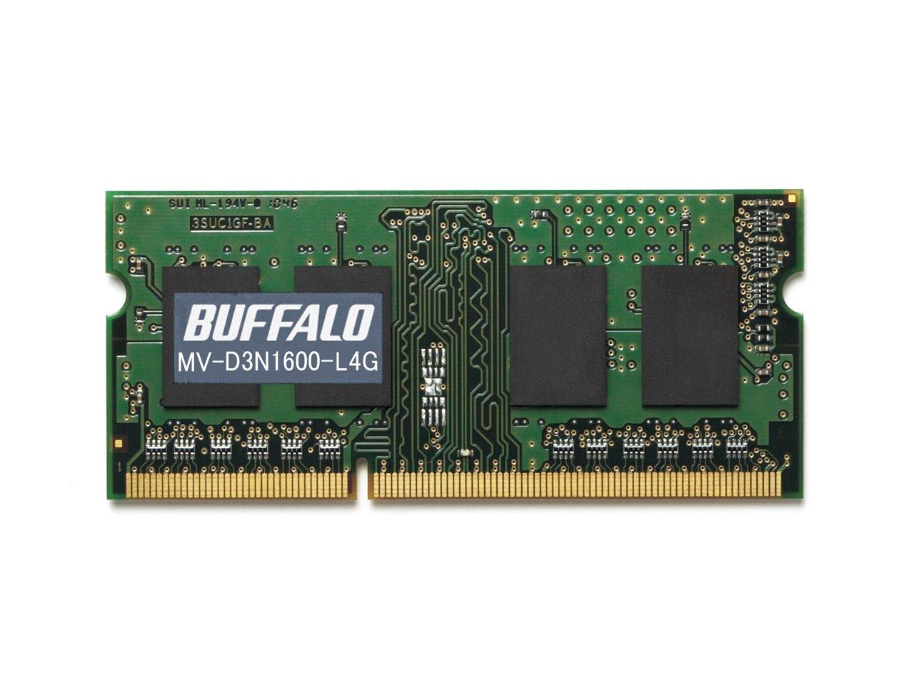 

BUFFALO compatible DDR3 SDRAM 4GB PC3L-12800 S.O.DIMM MV-D3N1600-L4G