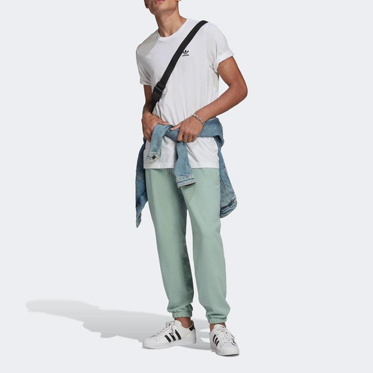 Adidas Originals Trefoil Casual Loose Cuff Elastic Waist Joggers Men Bottoms Green GN3368