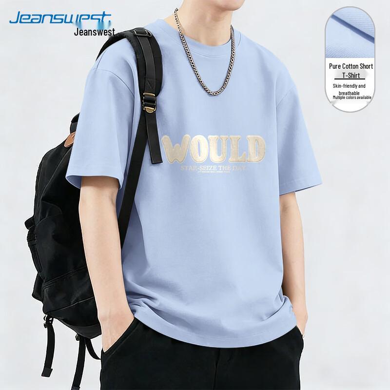 Jeanswest Men s 100% Cotton Relief Bubble Text Short-Sleeve T-Shirt 2XL