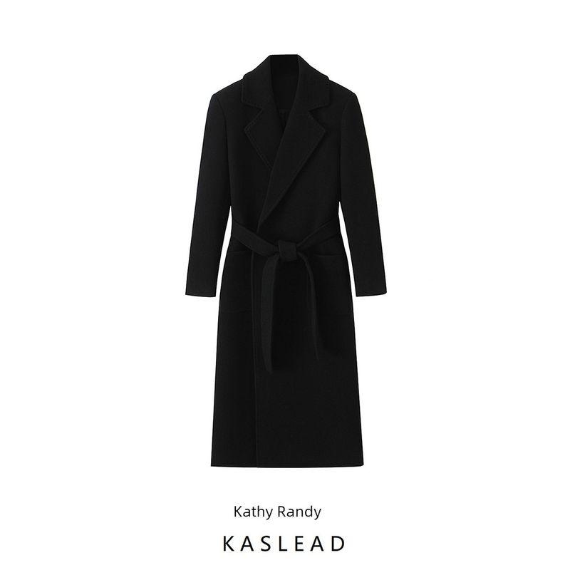 Kaslead New Women clothes Western Style Fashion Slimming Blend Coat Outerwear 8493754