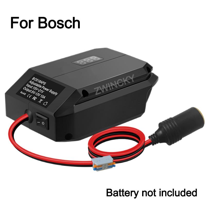 18V To 5-13V Step Down Converter For Makita/Dewal/Milwauke/Bosch/Einhel 18V Battery Cigarette Lighter Adapte Voltage Regulator