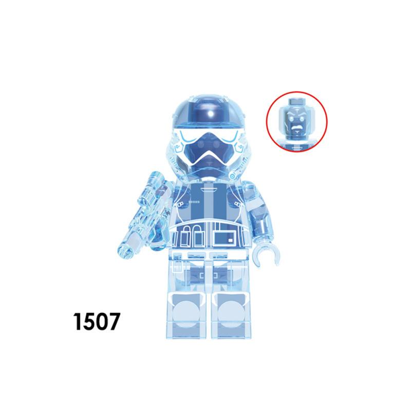 New! Star Wars Holographic Stormtrooper Minifigure Building Blocks Assembled Building Blocks Toys For