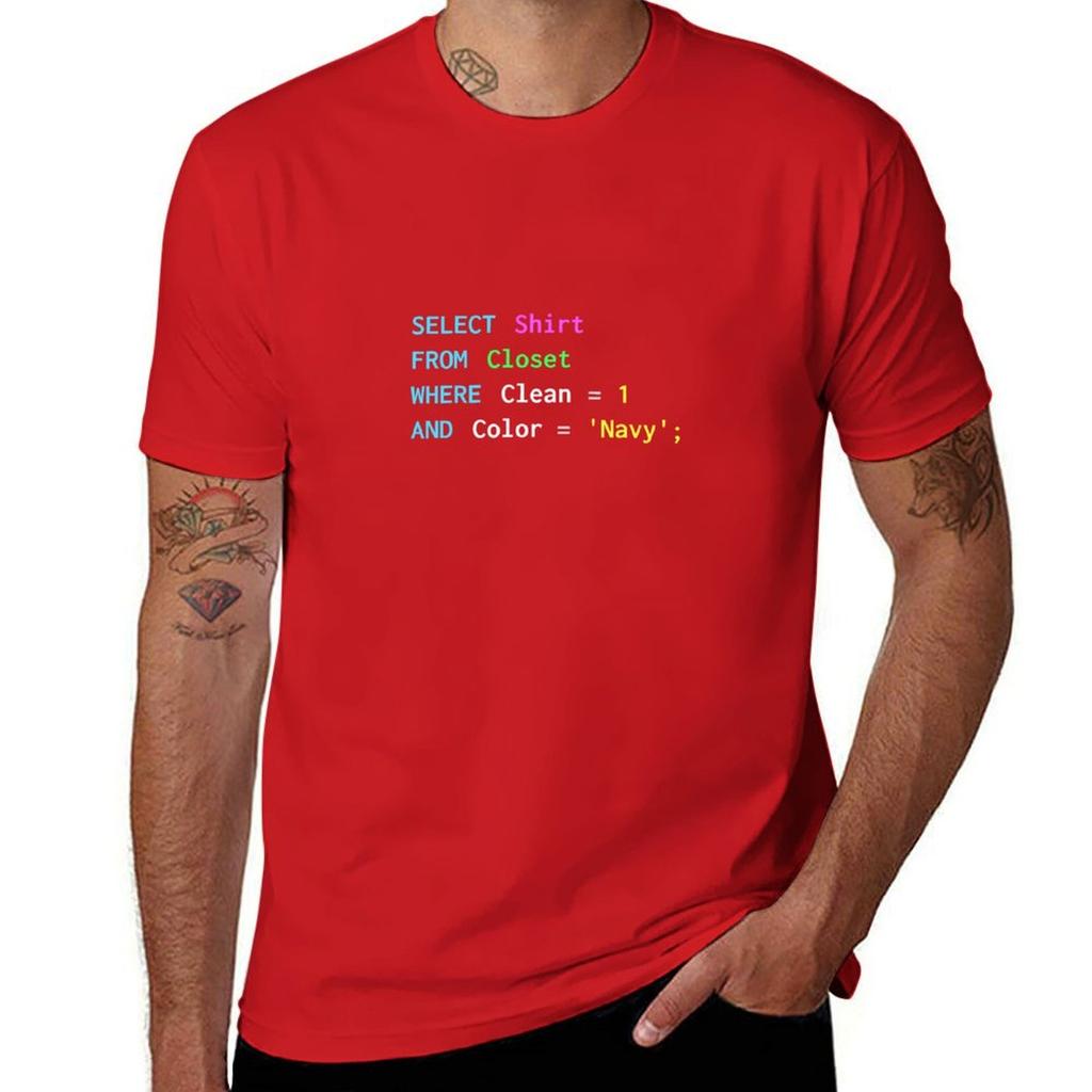Funny SQL design for sql programmers, DBA, database admins T-Shirt graphic tee shirt animal prinfor boys tshirts for men