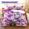 Frieza Pattern Bedding,Quilt Set Quilt Cover Pillowcase Home Birthday Gift (1 * Duvet Cover + 2 * Pillowcase, Without Core)
