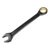 Uxcell 30mm Ratchet Wrench, Metric Open-End Wrench, 72 Teeth, CR-V Steel, 12-Point Nickel Plated, Combination Ratchet Wrench for Fasteners, Nuts, and