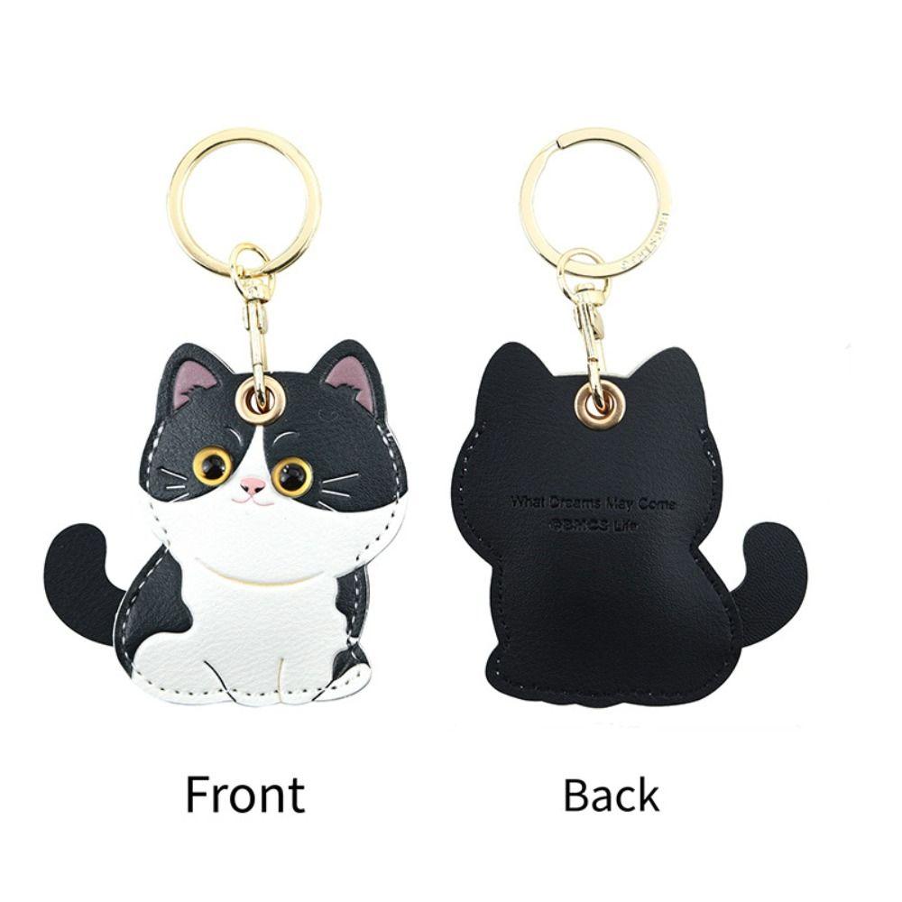DIY Animals Keychain Handmade Access Card Cover Cute Key Ring Car Accessory