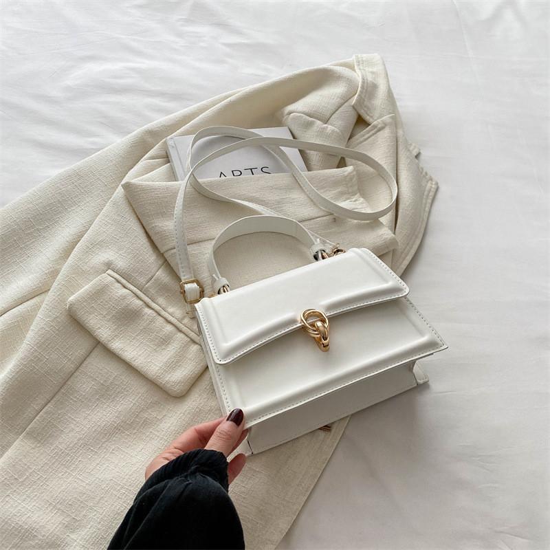 Stylish Vintage Small Crossbody Bag For Women In Trendy Black Pink White Khaki Coffee Colors