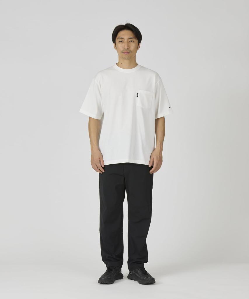 New Standard Pocket Short OFF Size M [Snow Peak] T-Shirt NSD-TS-25AU001 T-shirt, Sleeve, Men's/Women's, WHITE,
