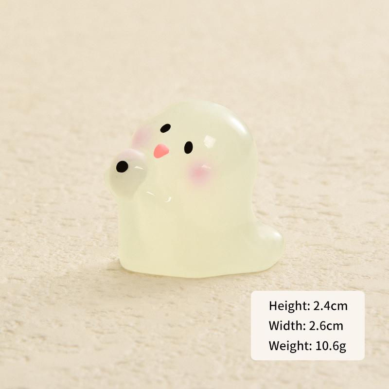 

Мини светящийся Хэллоуин Призрак Украшение Мультфильм Кукла Микро Пейзаж Кукольный Дом Модель Автомобиля Интерьер Домашнего Рабочего Стола Украшение A2