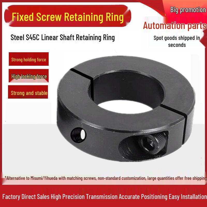 SCSW Open Double-threaded Flat Top Clamping and Limit Shaft Ring Replacement