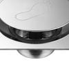 Shower Drain Quadrate High Glossy Thickened Prevents Odor Clogging Resistance Stainless Steel Floor
