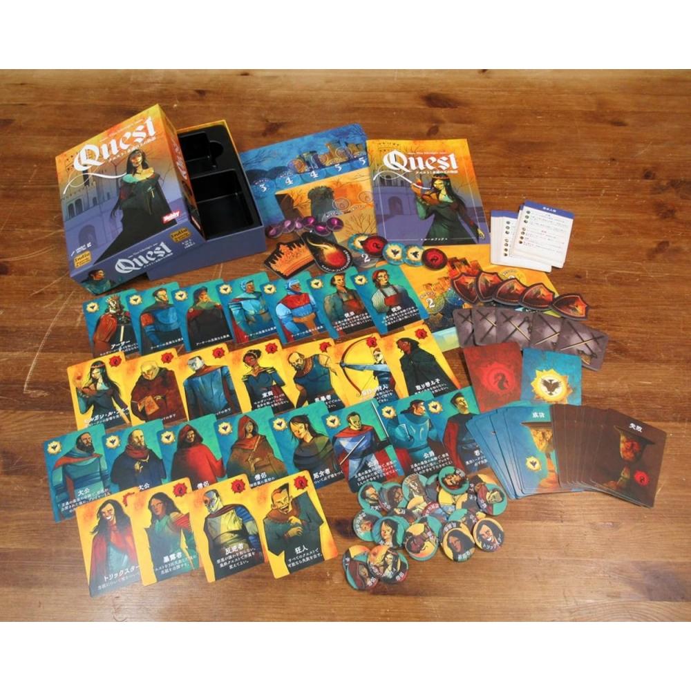 Hobby Japan Quest: The Story of the Eternal King Japanese Version (4-10 Players, 30 Minutes, 14 Years and Older) Board Game