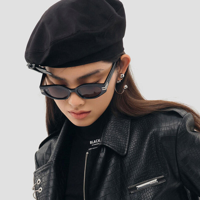 Neoretro 19119 Ugly Retro Sunglasses C1 Black