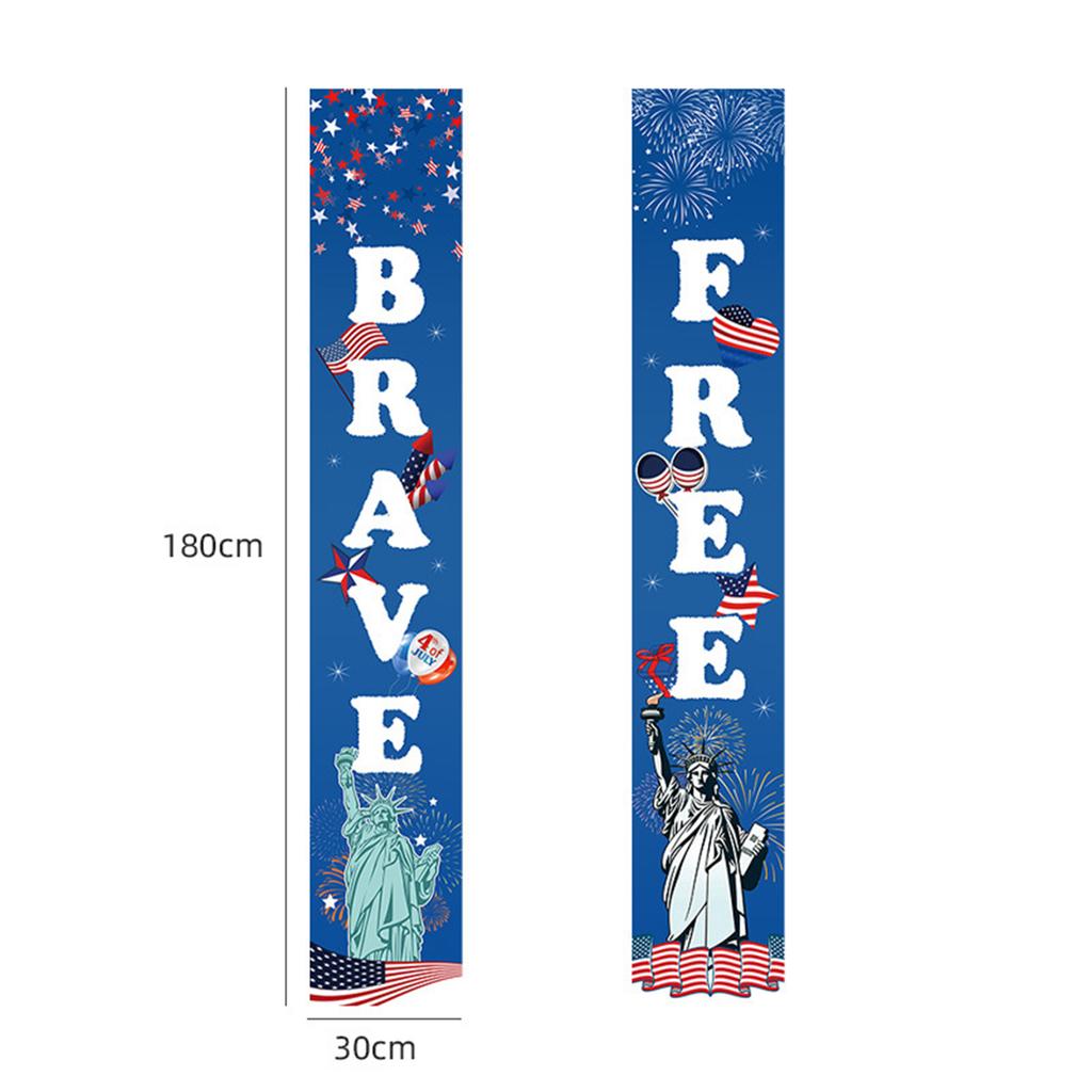 American Independence Day Flag Hanging Door Curtain Door Flag