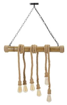 Ceiling Lamp Bamboo Rope Cm 80X15X120