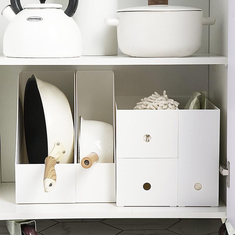 Multi-Use Storage Box for Kitchen, Desk, and Bathroom