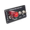 Led Toggle Switch Car Accessories Carbon Fiber 12V Led Ignition Switch Panel For Racing Car Engine Start Push Button