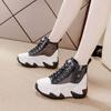 Thick-soled inner height-increasing women's shoes autumn and winter new versatile fashion cm breathable casual high-top shoes women's shoes
