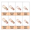 60Pcs Bolt Holes Tinned Car Copper Cable Lug Battery Terminal Group Wire Terminal Kit Connector Group Terminal Sc6-6 Sc16-8
