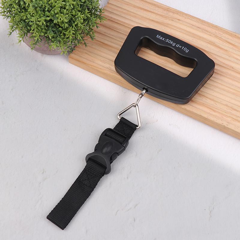 50Kg Digital Travel Luggage Scale Portable Handheld Electronic Hanging Scales Express Delivery Scale With Hook