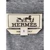 Hermes [Ausgezeichneter Zustand/Inlandsgenehmigt] H567810HA H Cheval Leder-Logo-Patch Kurzarm-T-Shirt/ Oberteile S grauGebraucht