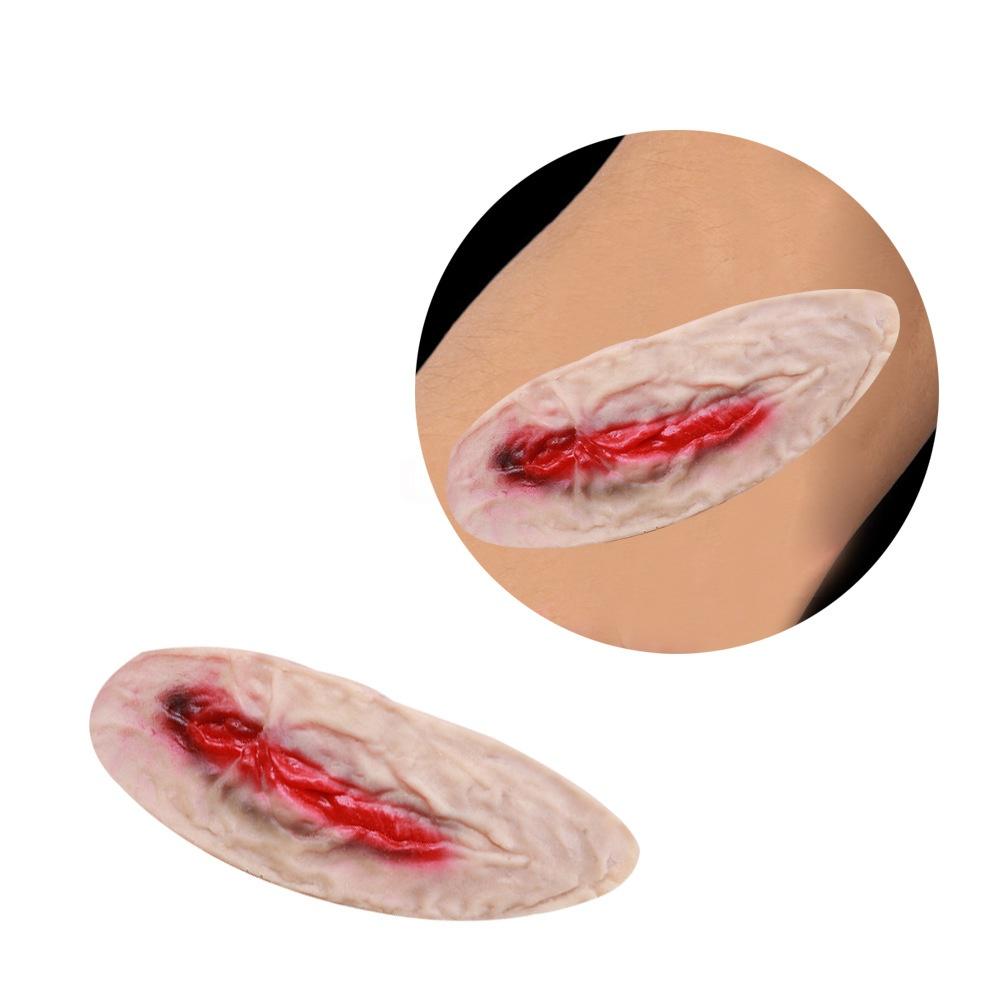 

Украшение для Хэллоуина Высококачественные искусственные шрамы Забавный реквизит 1 шт.