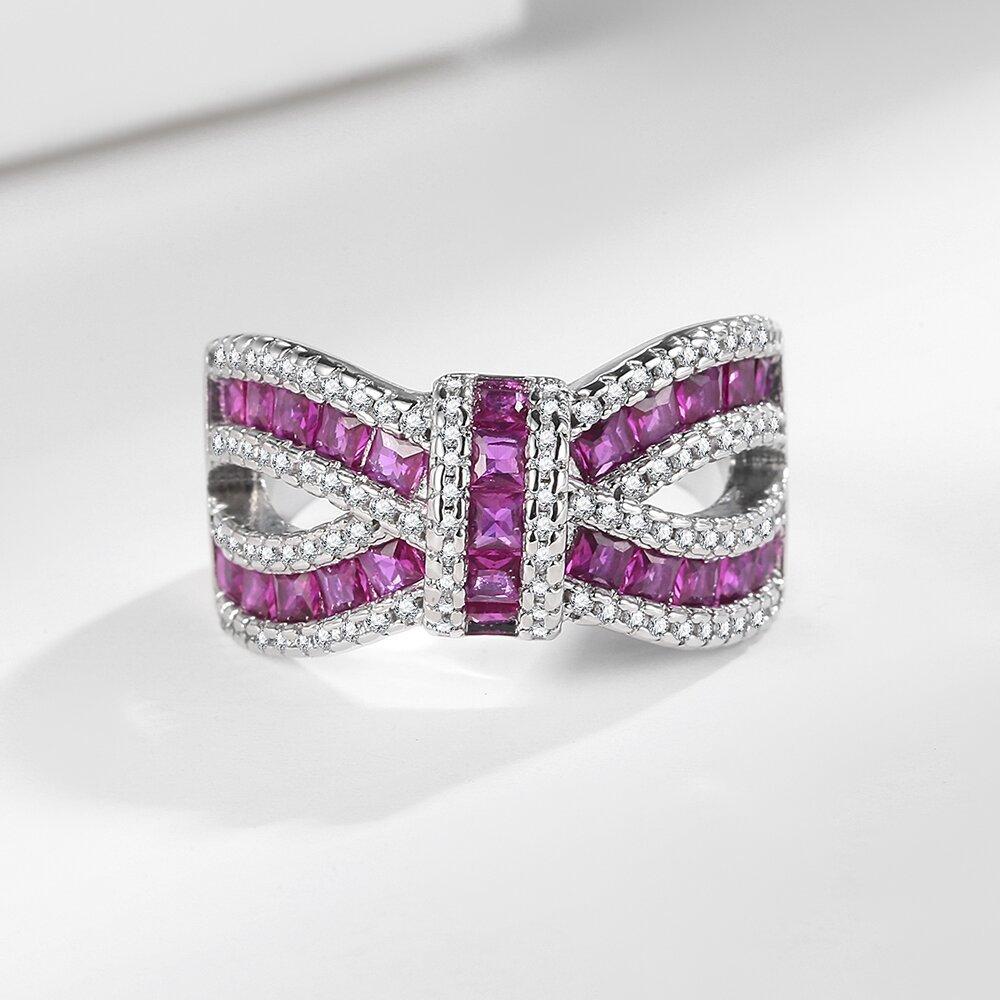 2026 Mode Temperament Zirkon Ring Luxusring Damen Schmuck Accessoires