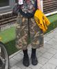 Cargo Bros Damen Vintage Camouflage Tasche Bermuda-Hose (Camo)