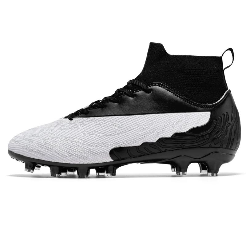 Professionele Voetbalschoenen Heren Anti-slip Gras Training Lange Noppen Sportschoenen Heren Ademend Vetersluiting Training Voetbalschoenen Heren