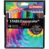 Etui Carton X 24 Crayons De Couleur Aquarellables STABILOaquacolor ARTY