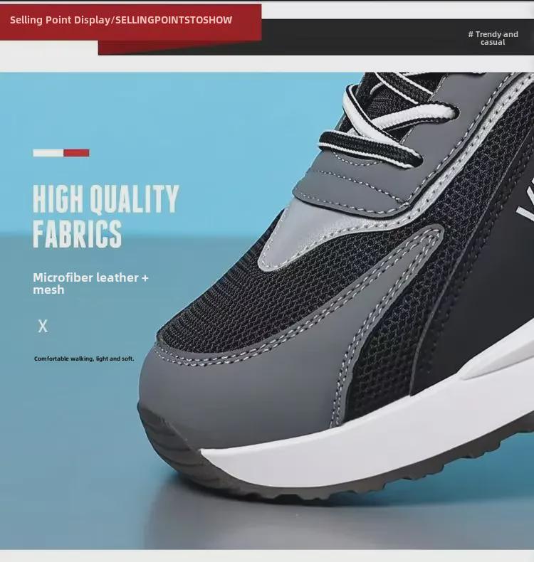 Men Sneakers Sports Shoes Breathable Comfortable Shoes Outdoor Hiking Shoes Running Shoes